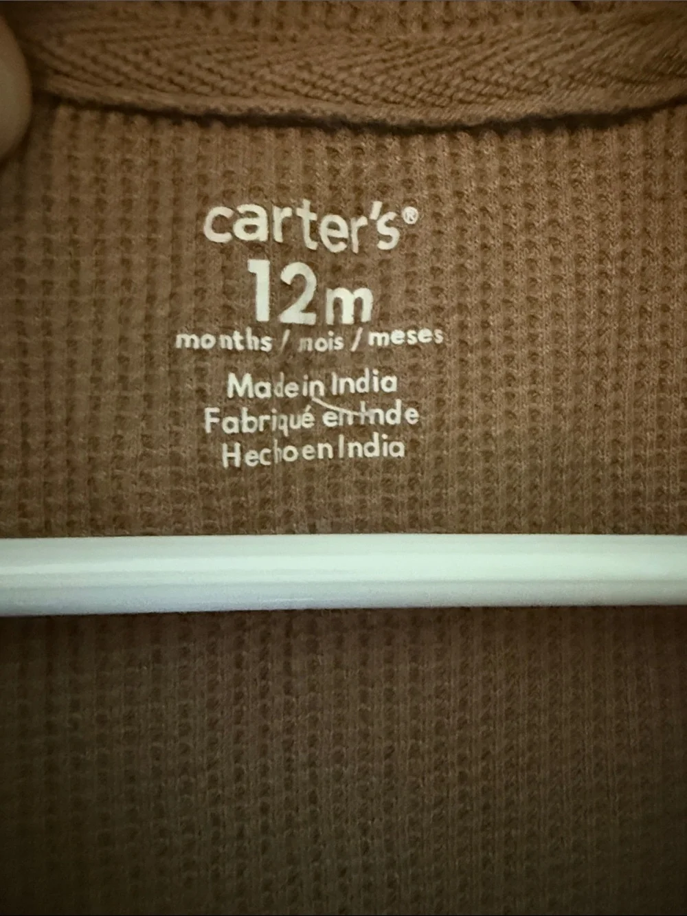Carters waffle knit
